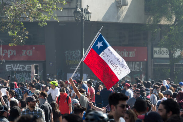 protestos no chile